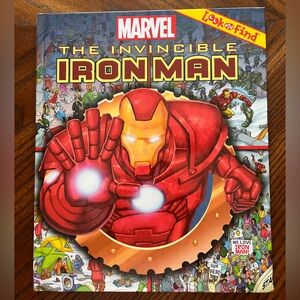 Marvel Look and Find kids book | The Invincible Iron Man